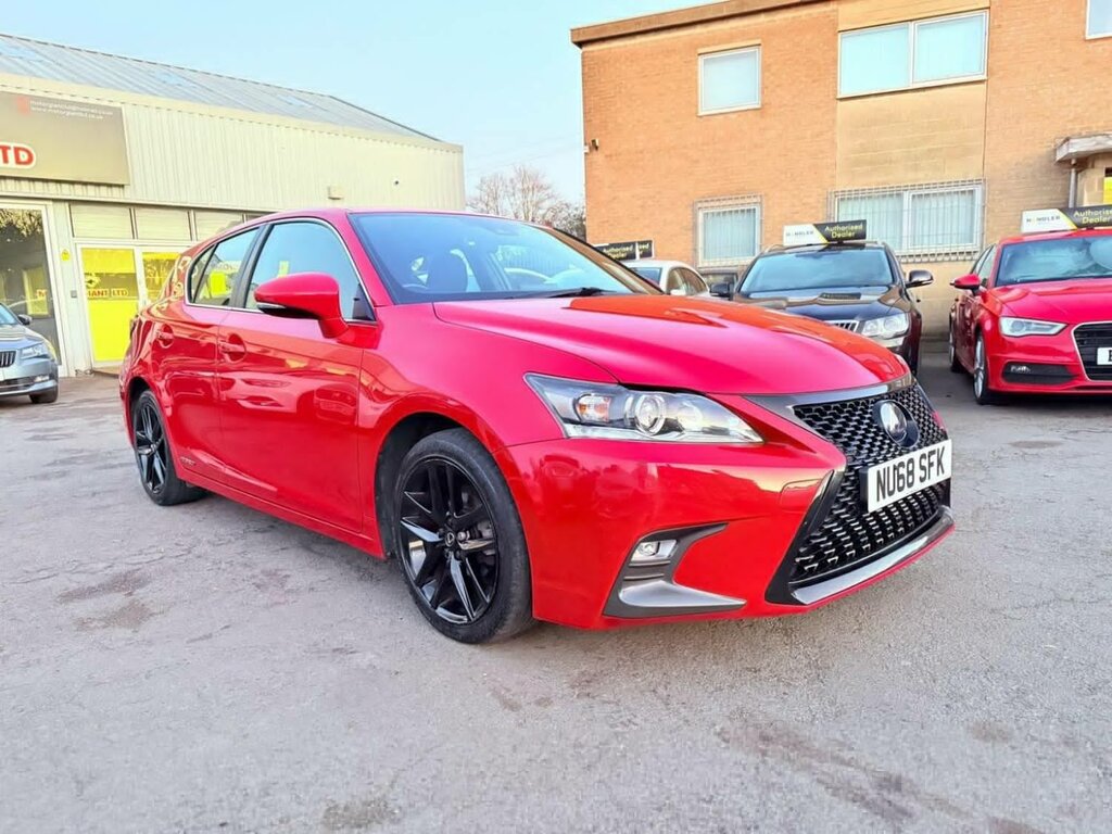 Lexus CT 1.8 200H E-cvt Euro 6 Ss NU68SFK Red #2