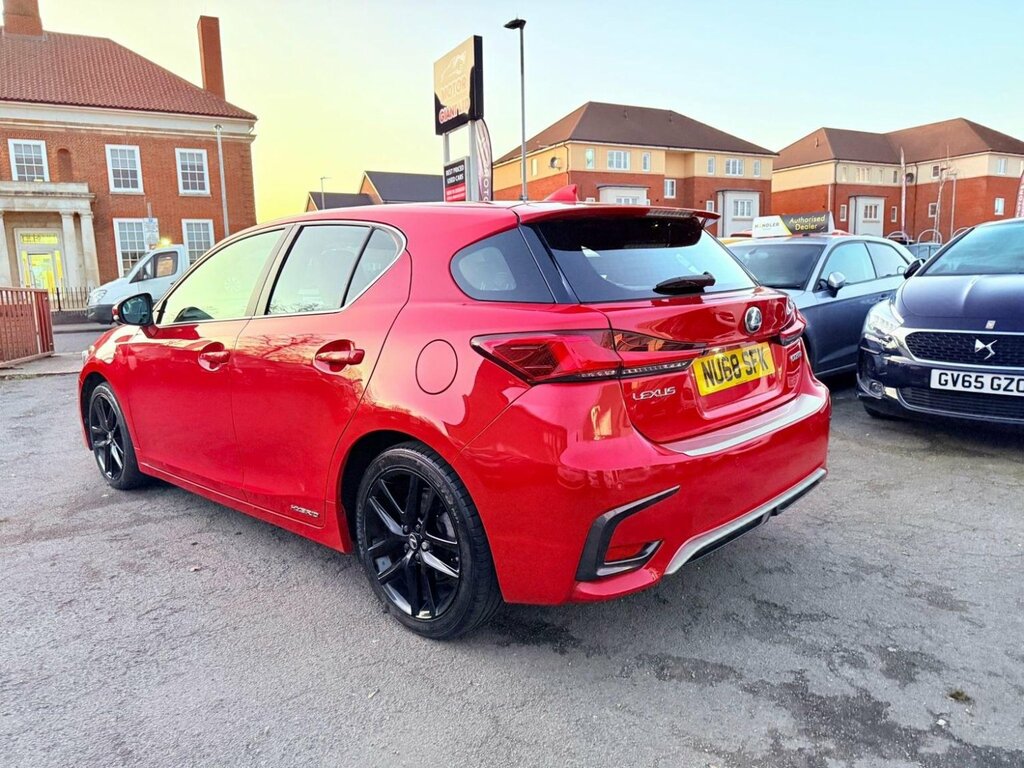Lexus CT 1.8 200H E-cvt Euro 6 Ss NU68SFK Red #4