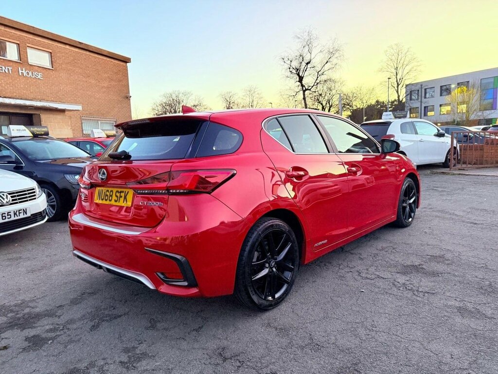 Lexus CT 1.8 200H E-cvt Euro 6 Ss NU68SFK Red #5