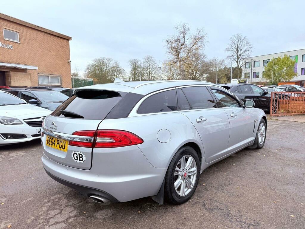 Jaguar XF 2.2D Premium Luxury Sportbrake Euro 5 Ss 5 OE64PGU Silver #5