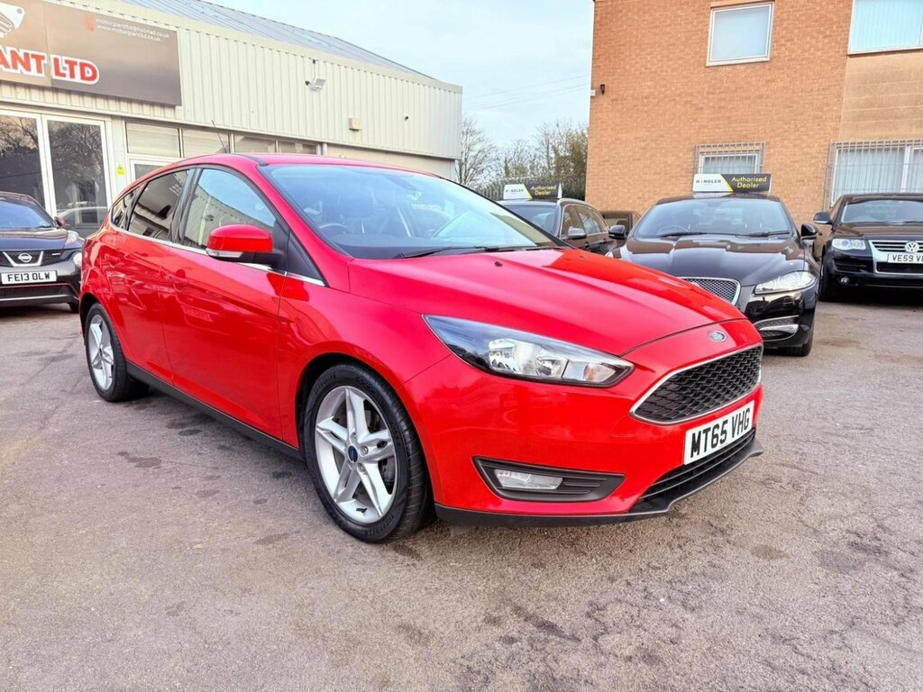 Ford Focus 1.5 Tdci Zetec Euro 6 Ss MT65VHG Red #2