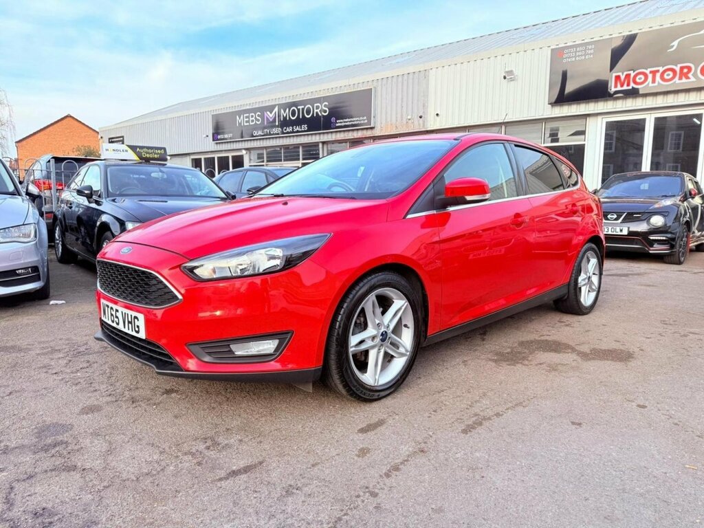 Ford Focus 1.5 Tdci Zetec Euro 6 Ss MT65VHG Red