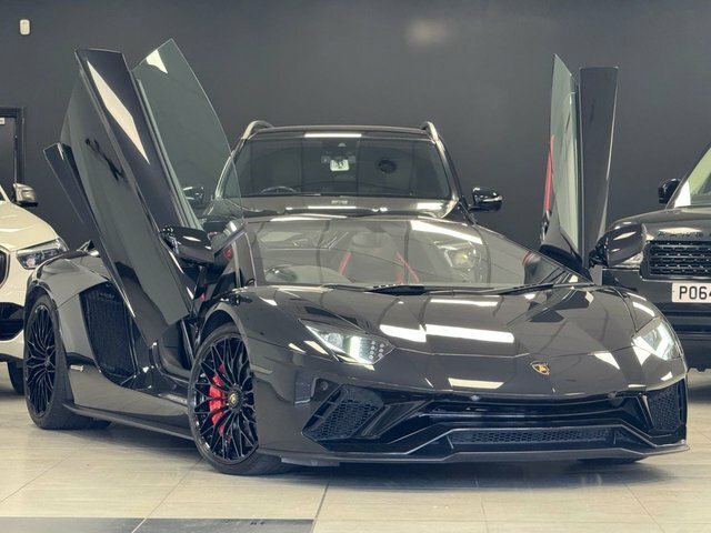 Lamborghini Aventador 2019 6.5 V12 Lp 740-4 S Roadster Isr 4Wd Euro 6 Black