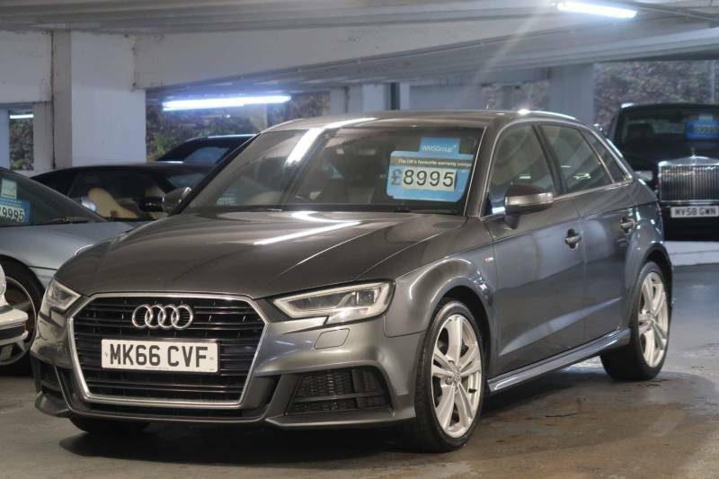 Audi A3 1.6 Tdi S Line - 2016 66 MK66CVF Grey #6