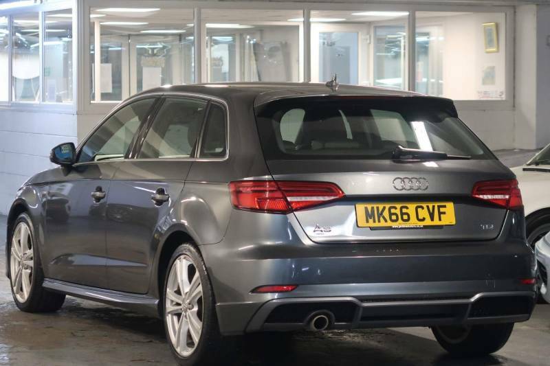 Audi A3 1.6 Tdi S Line - 2016 66 MK66CVF Grey #3