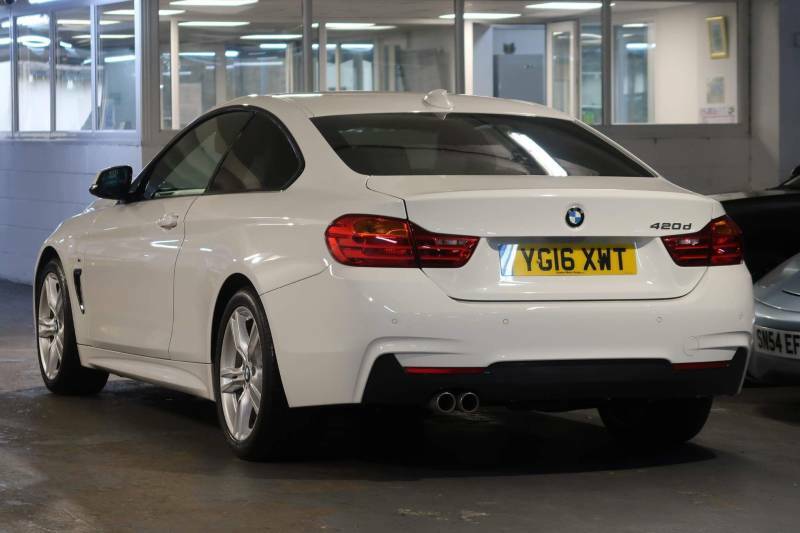 BMW 4 Series 420D 190 M Sport Professional Media - 2016 YG16XWT White #3
