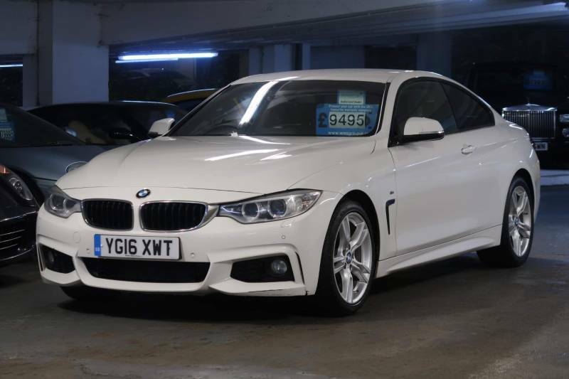 BMW 4 Series 420D 190 M Sport Professional Media - 2016 YG16XWT White #6
