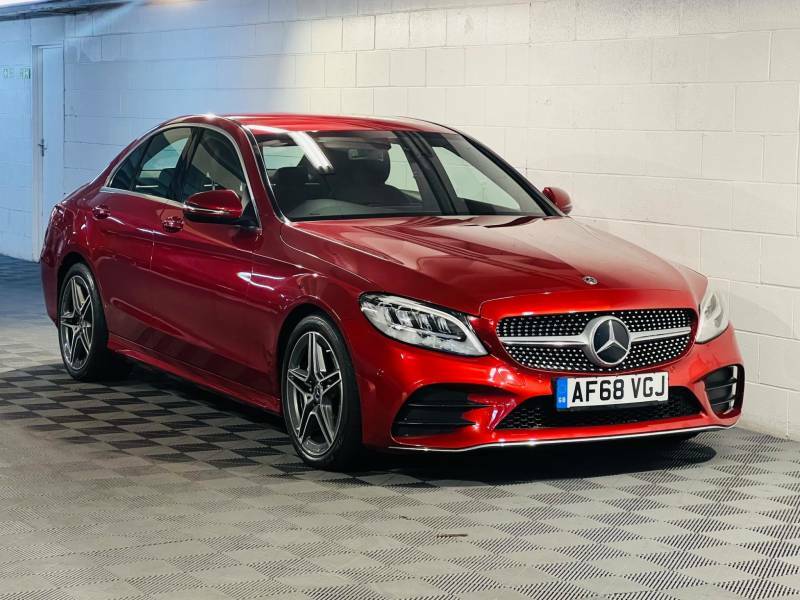Mercedes-Benz C Class C220d Amg Line 9G-tronic - 2018 68 Red