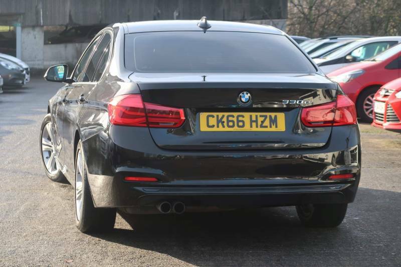 BMW 3 Series 330E Sport Step - 2016 66 CK66HZM Black #3