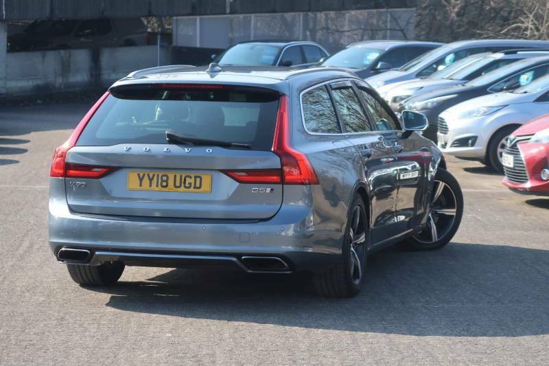 Volvo V90 2.0 D5 Powerpulse R Design Pro Awd Geartronic YY18UGD Grey #4
