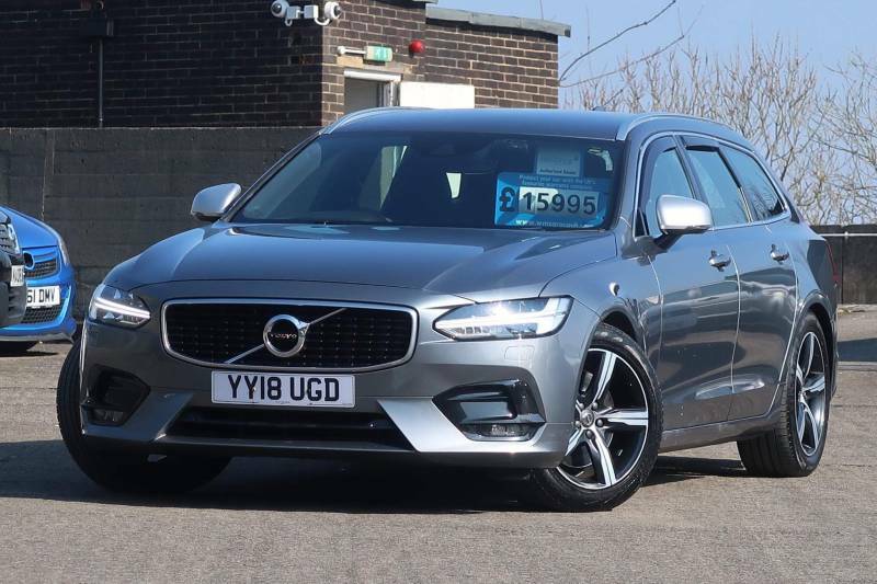 Volvo V90 2.0 D5 Powerpulse R Design Pro Awd Geartronic YY18UGD Grey #6
