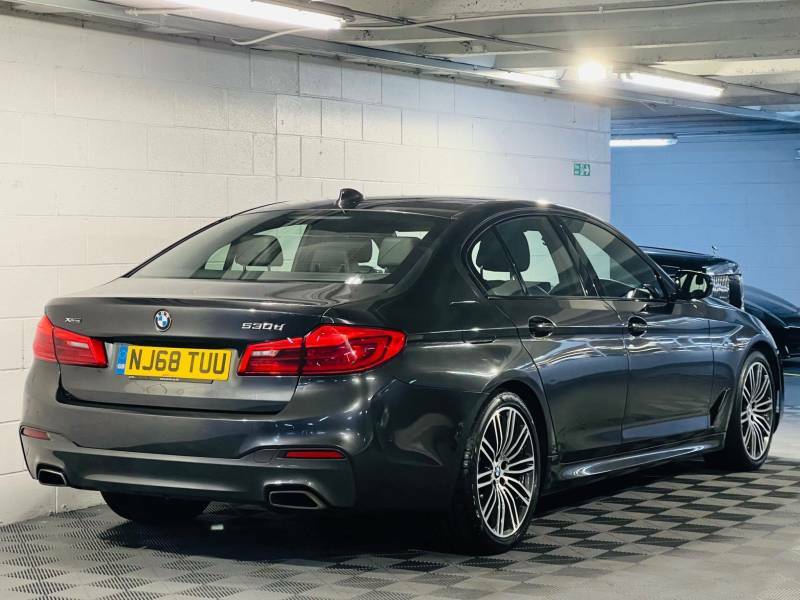 BMW 5 Series 530D Xdrive M Sport - 2018 68 NJ68TUU Grey #4