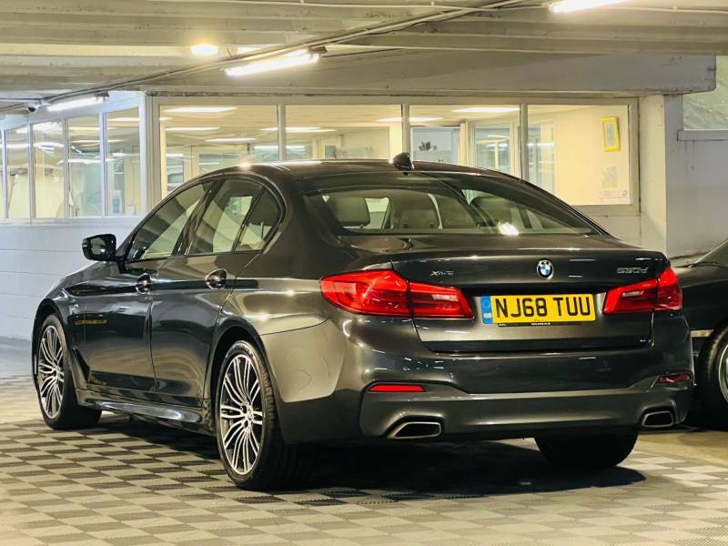 BMW 5 Series 530D Xdrive M Sport - 2018 68 NJ68TUU Grey #3