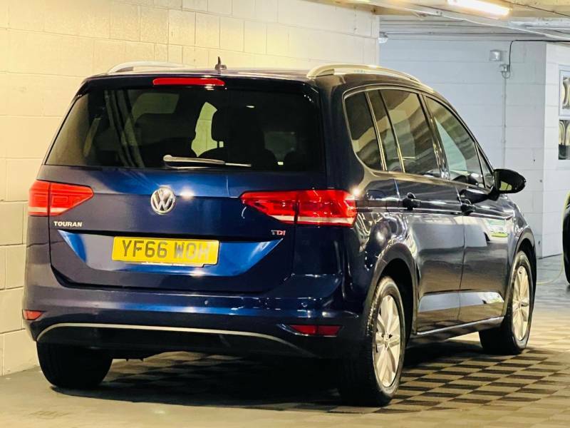 Volkswagen Touran 1.6 Tdi 115 Se Dsg - 2016 66 Blue #4