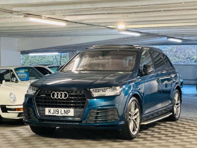 Audi Q7 3.0 Tdi Quattro Black Edition Tip - 2019 KJ19LNP Blue #6