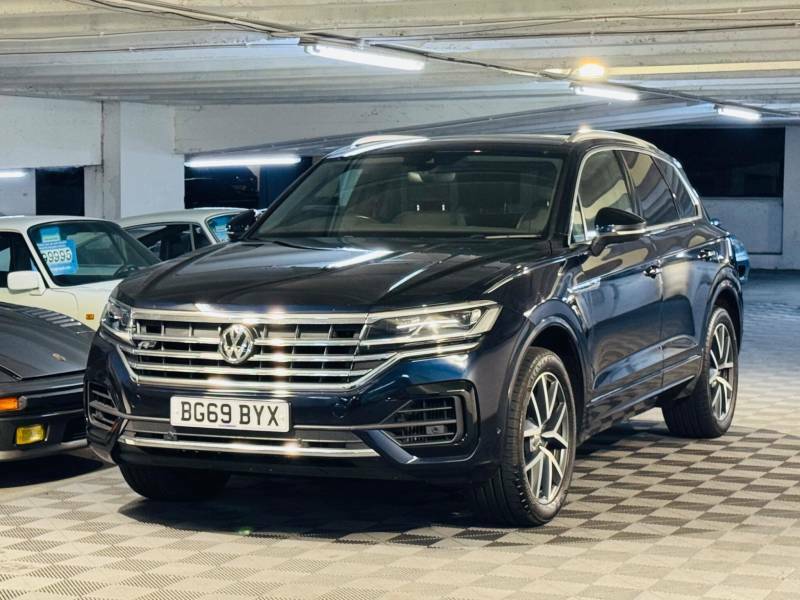 Volkswagen Touareg 3.0 V6 Tsi 4Motion R-line Tip - 2019 69 BG69BYX Blue #6