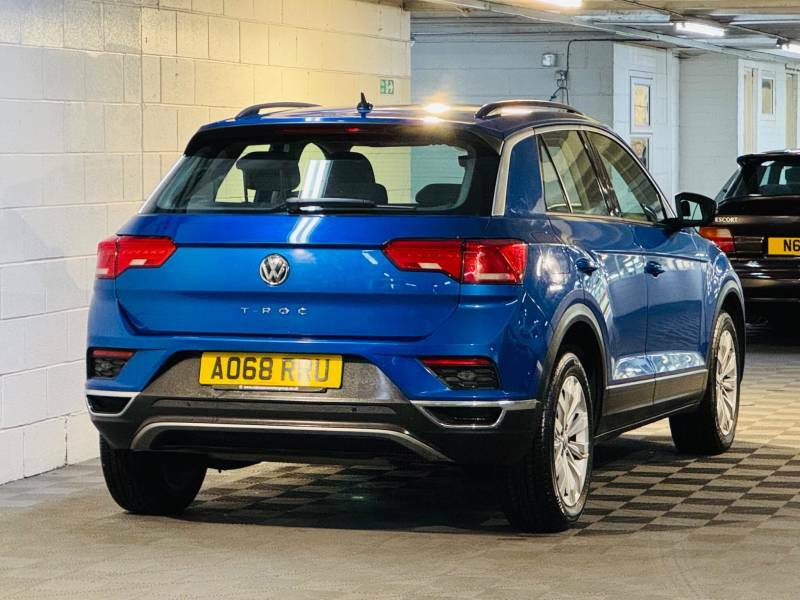 Volkswagen T-Roc 1.5 Tsi Evo Se - 2018 68 AO68RRU Blue #4
