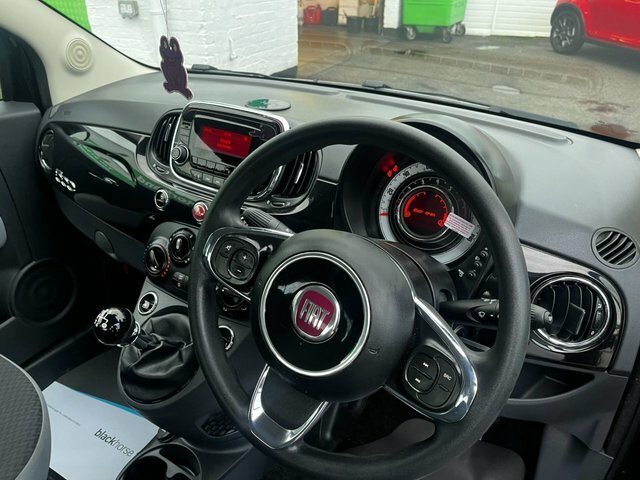 Fiat 500 Eco Pop Star Hatchback Black