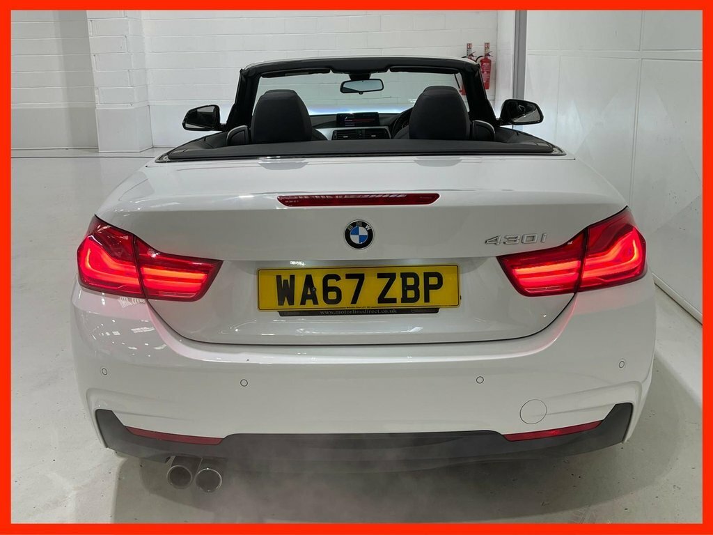 BMW 4 Series 2.0 430I M Sport Convertible Euro White #4