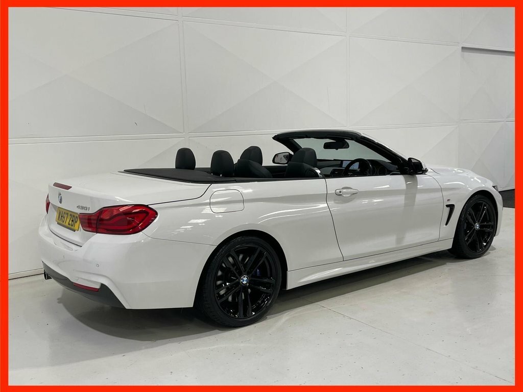 BMW 4 Series 2.0 430I M Sport Convertible Euro White #3