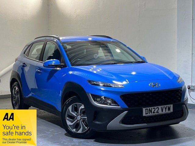 Hyundai Kona 1.6 Gdi Se Connect 140 Bhp Hybrid Hug Blue