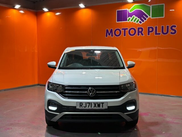 Volkswagen T-Cross 1.0 S Tsi 94 Bhp 1 Owner. 17 Diamond Alloys RJ71XWT White #2