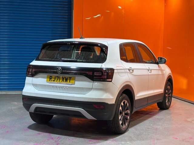 Volkswagen T-Cross 1.0 S Tsi 94 Bhp 1 Owner. 17 Diamond Alloys RJ71XWT White #6