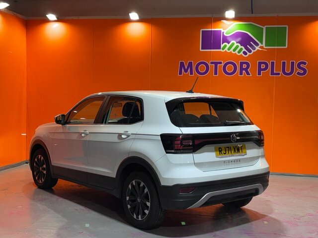 Volkswagen T-Cross 1.0 S Tsi 94 Bhp 1 Owner. 17 Diamond Alloys RJ71XWT White #4