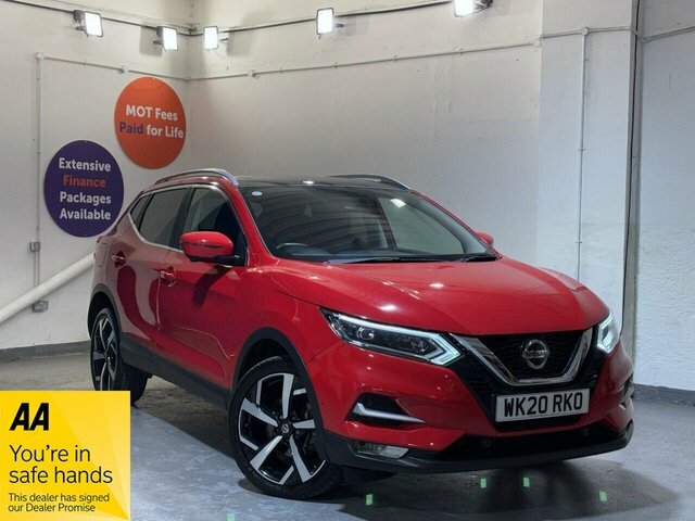 Nissan Qashqai 1.3 Dig-t Tekna Suv Dct Euro 6 S Red
