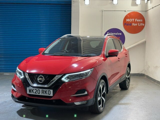 Nissan Qashqai 1.3 Dig-t Tekna Suv Dct Euro 6 S Red #4