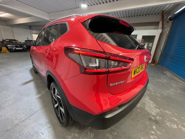 Nissan Qashqai 1.3 Dig-t Tekna Suv Dct Euro 6 S Red #5