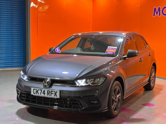 Volkswagen Polo 1.0 Tsi R-line Hatchback Dsg Euro 6 S CK74RFX Grey #2