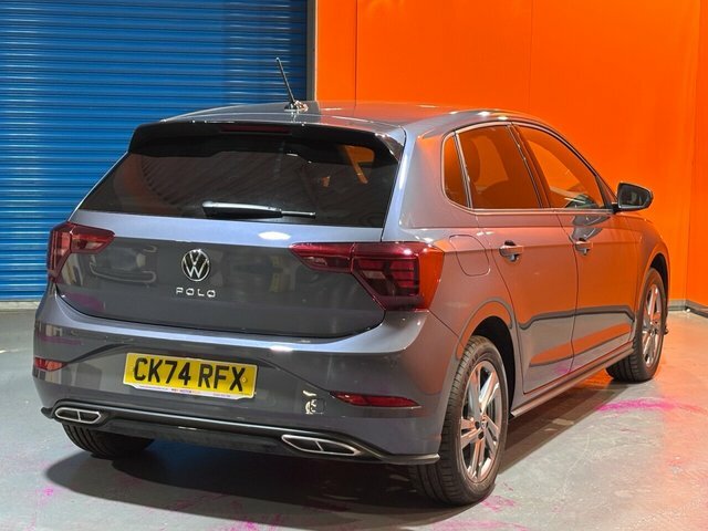 Volkswagen Polo 1.0 Tsi R-line Hatchback Dsg Euro 6 S CK74RFX Grey #5