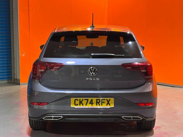 Volkswagen Polo 1.0 Tsi R-line Hatchback Dsg Euro 6 S CK74RFX Grey #4