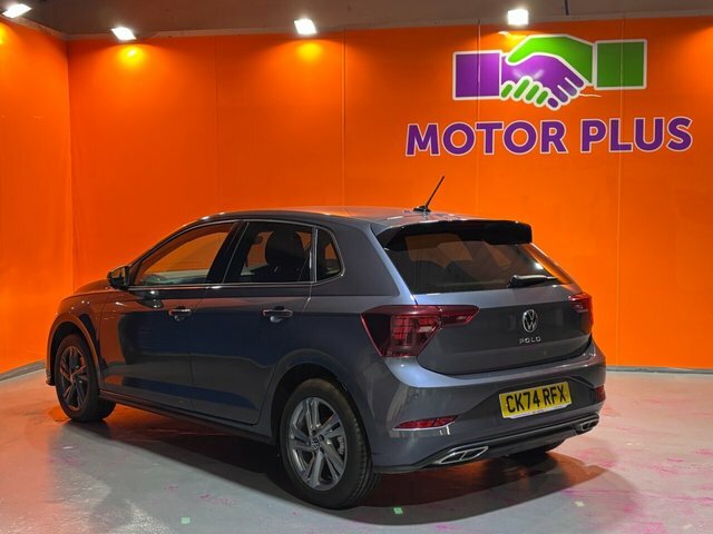 Volkswagen Polo 1.0 Tsi R-line Hatchback Dsg Euro 6 S CK74RFX Grey #3