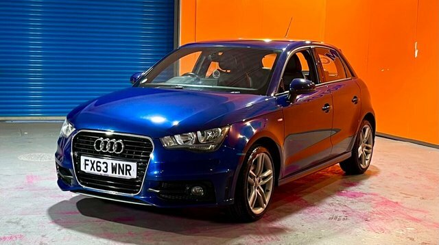 Audi A1 1.6 Tdi S Line Sportback Euro 5 FX63WNR Blue #2