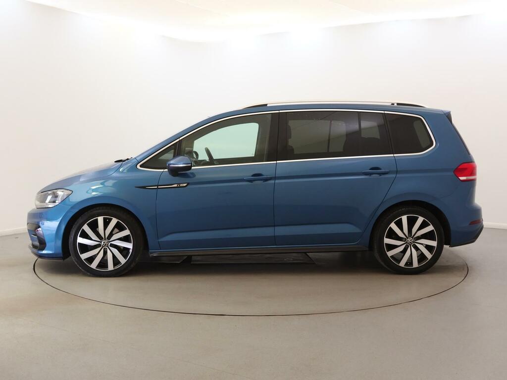 Volkswagen Touran 1.5 Tsi Evo R-line Dsg BV21WDN Blue #4