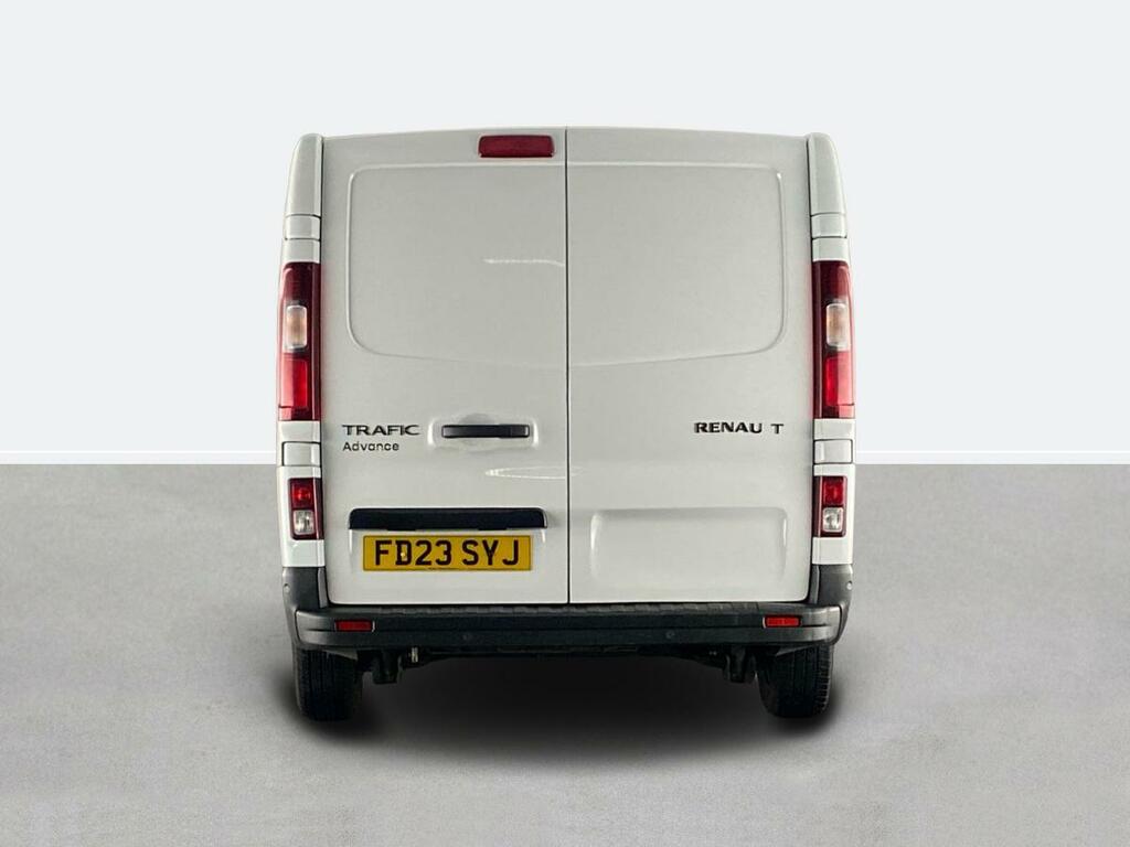 Renault Trafic Ll30 Blue Dci 130 Advance Van Lwb FD23SYJ White #2