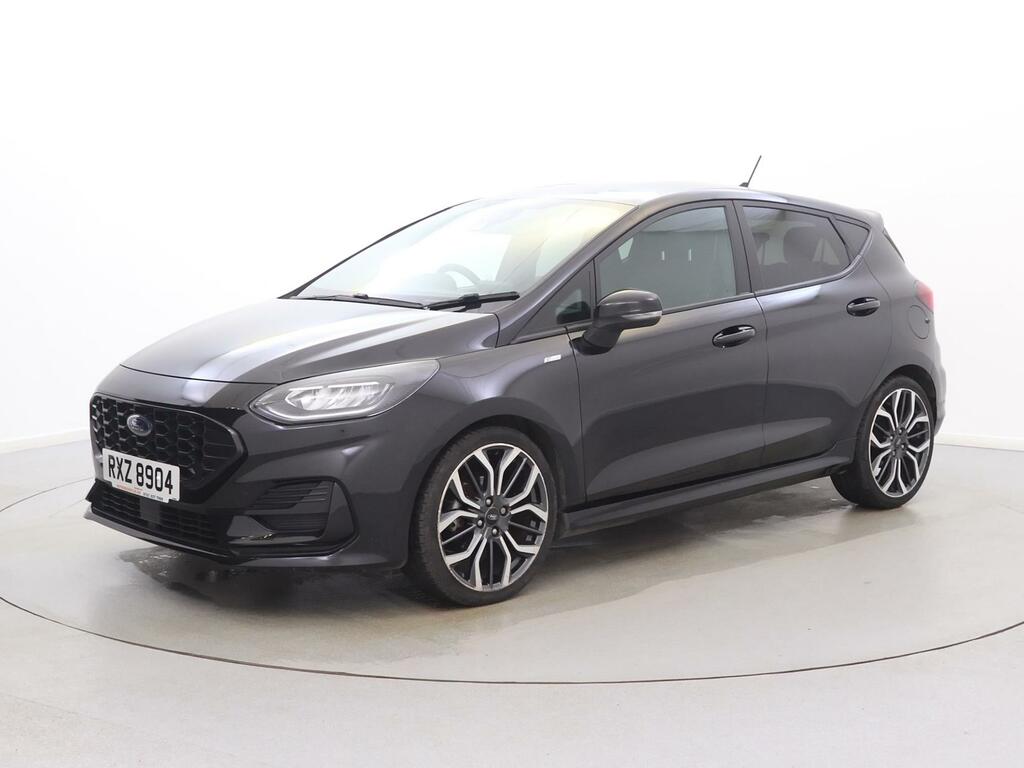 Ford Fiesta 1.0 Ecoboost Hybrid Mhev 125 St-line X Ed RXZ8904 Black #3