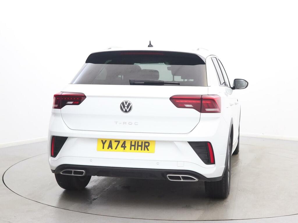 Volkswagen T-Roc 1.5 Tsi R-line Dsg YA74HHR White #6