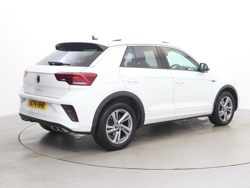 Volkswagen T-Roc 1.5 Tsi R-line Dsg YA74HHR White #5