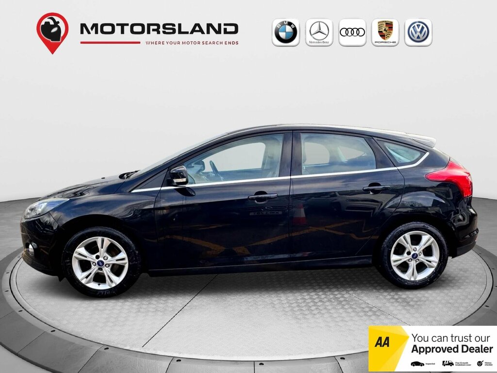 Ford Focus 1.6 Zetec Hatchback Powershift Euro 5 SG12JWO Black #5