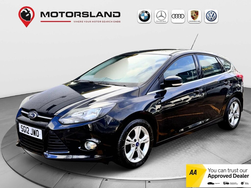 Ford Focus 1.6 Zetec Hatchback Powershift Euro 5 SG12JWO Black #3
