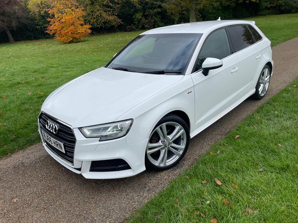 Audi A3 Hatchback 1.4 Tfsi Cod S Line Sportback Euro 6 S NJ66HRN White #3