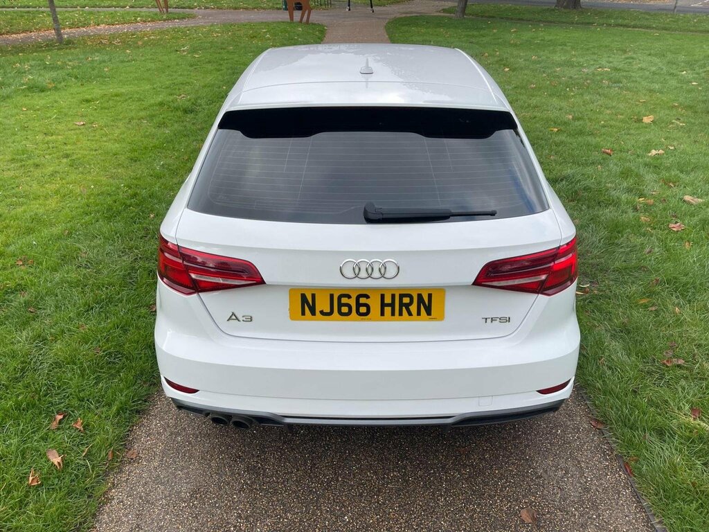Audi A3 Hatchback 1.4 Tfsi Cod S Line Sportback Euro 6 S NJ66HRN White #6