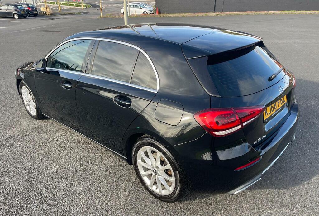 Mercedes-Benz A Class Hatchback 1.5 A180d Sport 7G-dct Euro 6 Ss KJ68FBZ Black #2