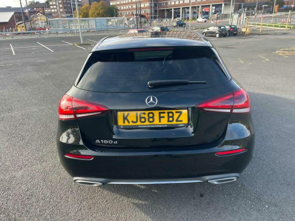 Mercedes-Benz A Class Hatchback 1.5 A180d Sport 7G-dct Euro 6 Ss KJ68FBZ Black #6
