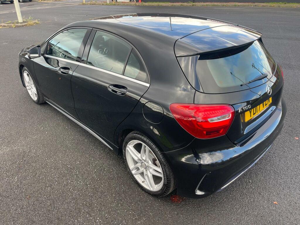 Mercedes-Benz A Class Hatchback 1.6 A160 Amg Line Euro 6 Ss 2017 YD17VZN Black #2