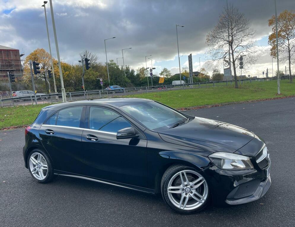 Mercedes-Benz A Class Hatchback 1.6 A160 Amg Line Euro 6 Ss 2017 Black