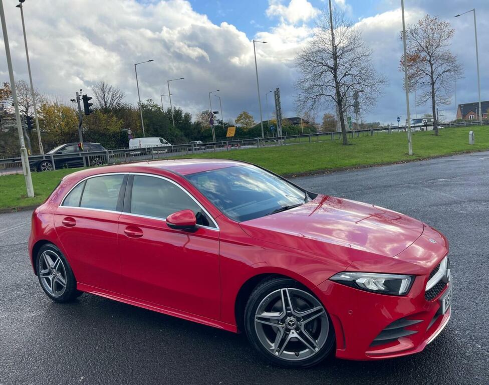 Mercedes-Benz A Class Hatchback 1.5 A180d Amg Line Executive 7G-dct Eu Red